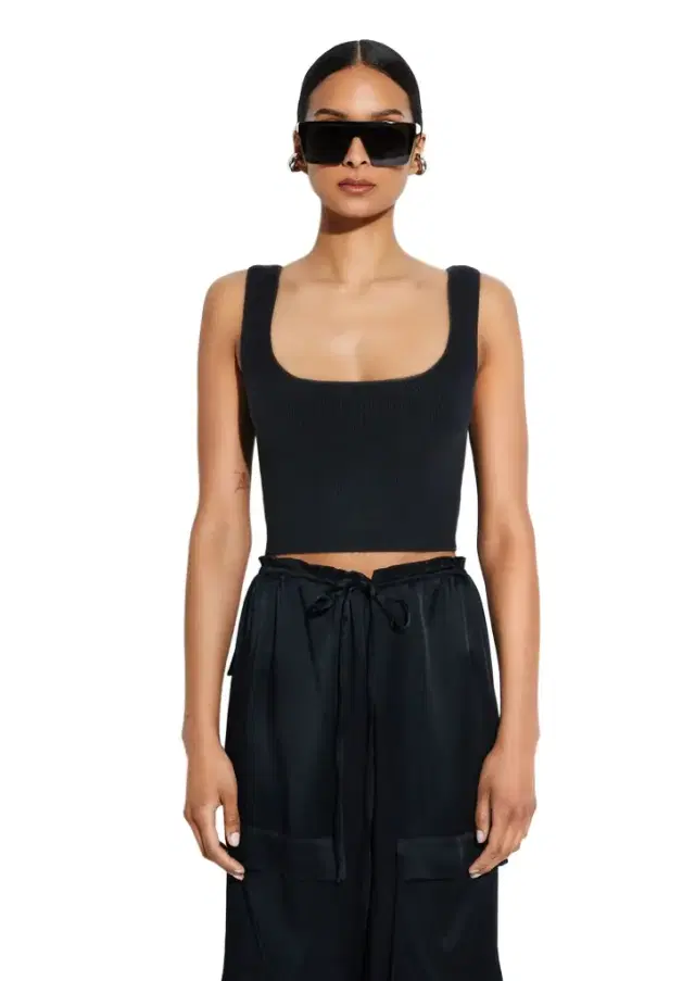LAPOINTE Merino Cropped Tank