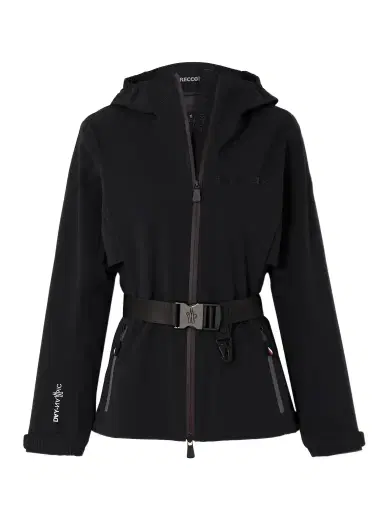 Moncler Grenoble Fex Hooded Belted Stretch-shell Jacket | Thumbnail 1 Moncler Grenoble Fex Hooded Belted Stretch-shell Jacket | Thumbnail 1