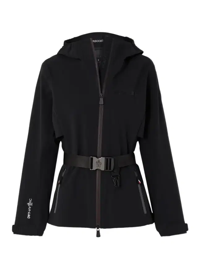 Moncler Grenoble Fex Hooded Belted Stretch-shell Jacket