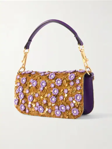 Valentino Garavani Locò Small Embellished Leather Bag | Thumbnail 3
