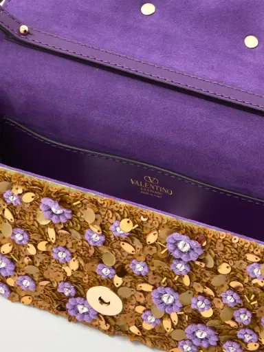 Valentino Garavani Locò Small Embellished Leather Bag | Thumbnail 5
