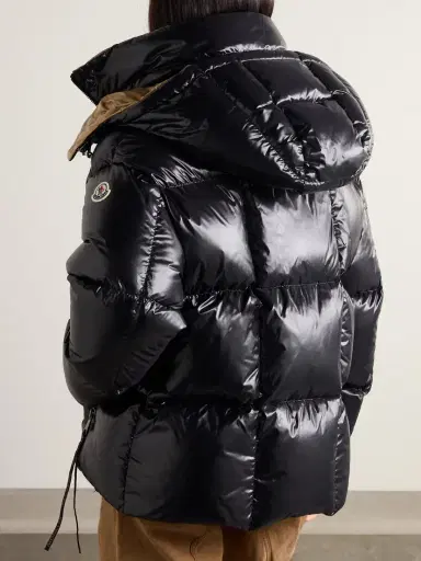 Moncler Parana Logo-appliquéd Quilted Shell Hooded Down Jacket | Thumbnail 3 Moncler Parana Logo-appliquéd Quilted Shell Hooded Down Jacket | Thumbnail 3