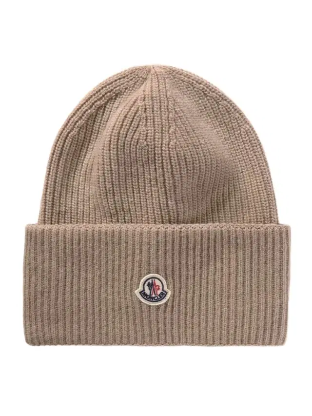 Logo-appliquéd Ribbed Wool Beanie