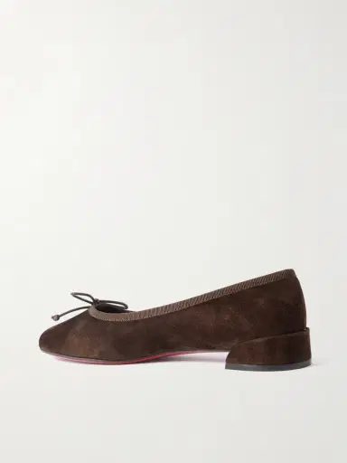 Christian Louboutin Sweetie Jane Suede Flats | Thumbnail 3 Christian Louboutin Sweetie Jane Suede Flats | Thumbnail 3