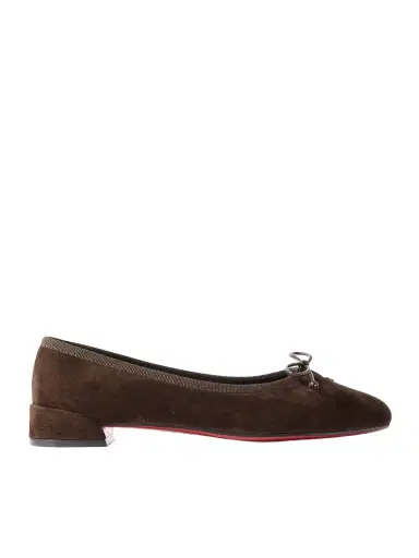 Christian Louboutin Sweetie Jane Suede Flats | Thumbnail 1 Christian Louboutin Sweetie Jane Suede Flats | Thumbnail 1