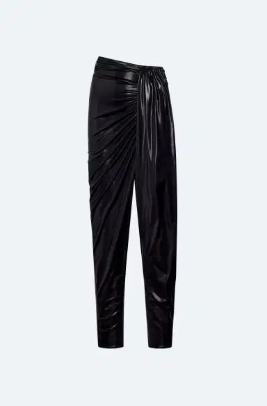 LAPOINTE Coated Jersey Draped Pant | Thumbnail 4 LAPOINTE Coated Jersey Draped Pant | Thumbnail 4
