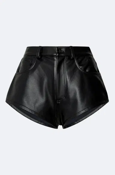 Lapointe Stretch Faux Leather Mini Short | Thumbnail 4 Lapointe Stretch Faux Leather Mini Short | Thumbnail 4