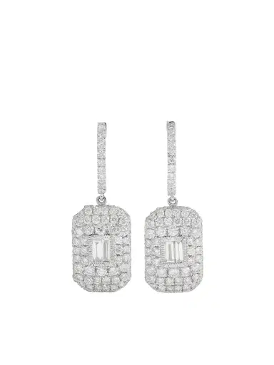 SHAY 18-karat White Gold Diamond Earrings | Thumbnail 1 SHAY 18-karat White Gold Diamond Earrings | Thumbnail 1