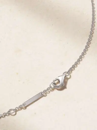 Repossi Serti Sur Vide 18-karat White Gold Diamond Necklace | Thumbnail 3 Repossi Serti Sur Vide 18-karat White Gold Diamond Necklace | Thumbnail 3