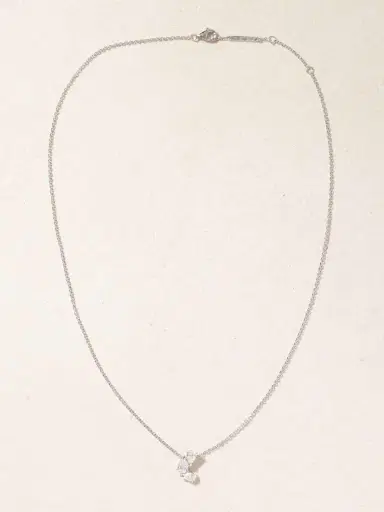 Repossi Serti Sur Vide 18-karat White Gold Diamond Necklace | Thumbnail 4 Repossi Serti Sur Vide 18-karat White Gold Diamond Necklace | Thumbnail 4