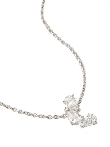 Repossi Serti Sur Vide 18-karat White Gold Diamond Necklace | Thumbnail 1 Repossi Serti Sur Vide 18-karat White Gold Diamond Necklace | Thumbnail 1