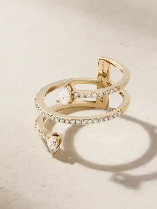 Hera Duo 18-karat Gold Diamond Ring