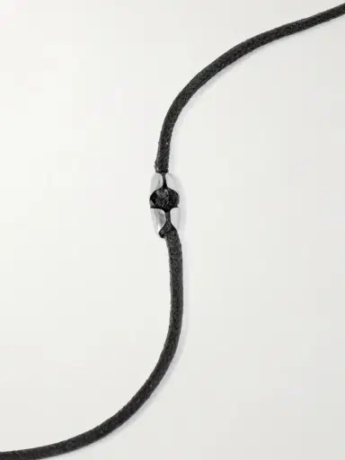 YSSO The Birth Of Venus Sterling Silver And Cord Necklace | Thumbnail 3