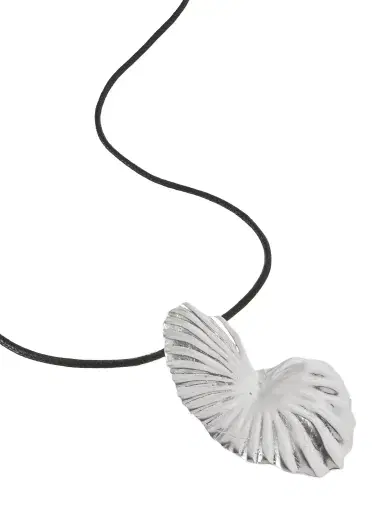 YSSO The Birth Of Venus Sterling Silver And Cord Necklace | Thumbnail 1