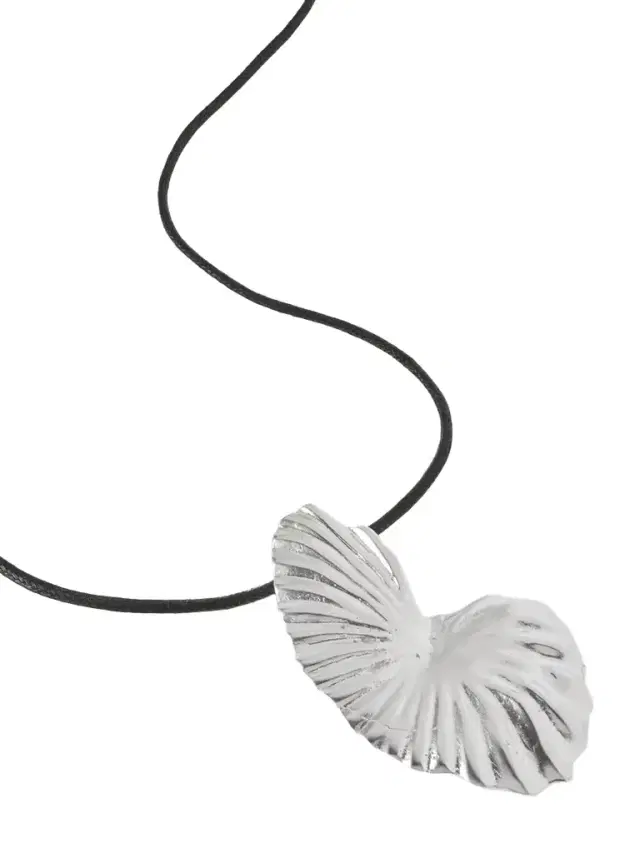 YSSO The Birth Of Venus Sterling Silver And Cord Necklace