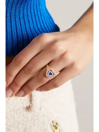 Kamyen Manaal 2.0 18-karat Gold, Diamond And Tanzanite Ring | Thumbnail 2 Kamyen Manaal 2.0 18-karat Gold, Diamond And Tanzanite Ring | Thumbnail 2