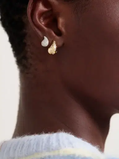 Roxanne First Happy Tears 14-karat Gold Diamond Earrings | Thumbnail 4 Roxanne First Happy Tears 14-karat Gold Diamond Earrings | Thumbnail 4