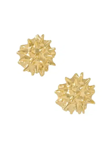 YSSO Sea Urchin Gold-plated Earrings | Thumbnail 1 YSSO Sea Urchin Gold-plated Earrings | Thumbnail 1