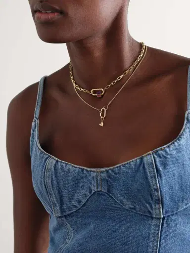 Marla Aaron Fine Curb 18-karat Gold Diamond Necklace | Thumbnail 5 Marla Aaron Fine Curb 18-karat Gold Diamond Necklace | Thumbnail 5