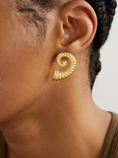 YSSO 1989 Gold-plated Earrings | Thumbnail 2 YSSO 1989 Gold-plated Earrings | Thumbnail 2