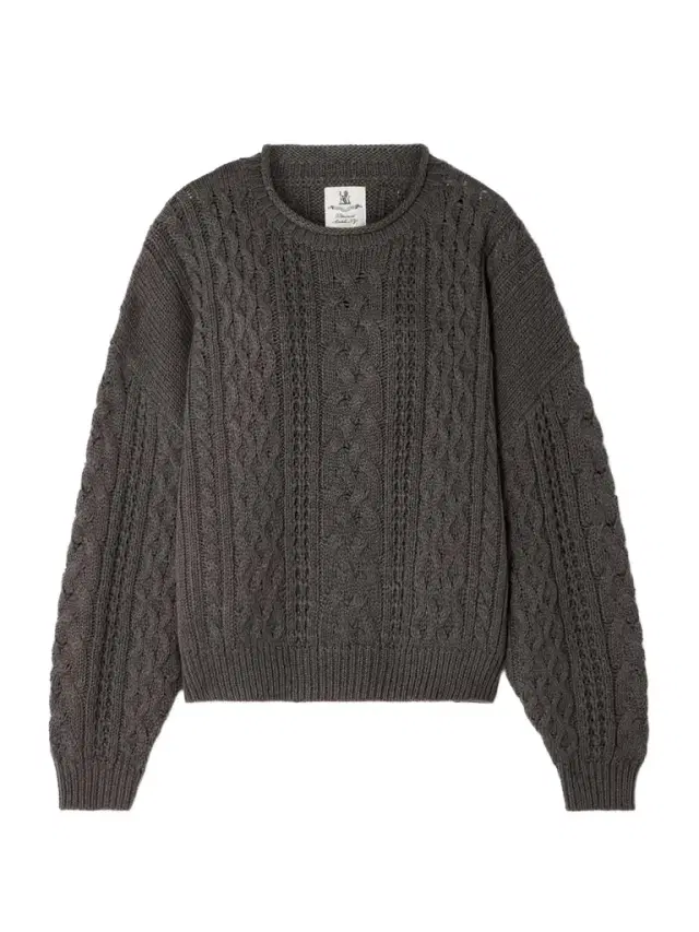 Cable-knit Cotton-blend Sweater