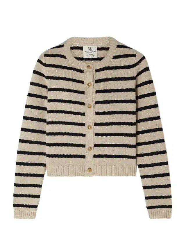 Cropped Striped Cotton-blend Cardigan - x large
