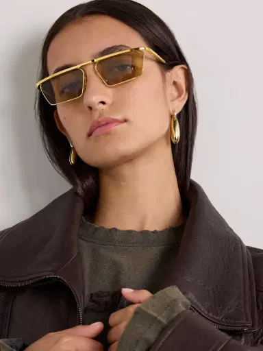 Jacques Marie Mage Bogart D-frame Gold-tone Sunglasses | Thumbnail 2 Jacques Marie Mage Bogart D-frame Gold-tone Sunglasses | Thumbnail 2