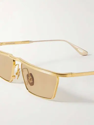 Jacques Marie Mage Bogart D-frame Gold-tone Sunglasses | Thumbnail 4 Jacques Marie Mage Bogart D-frame Gold-tone Sunglasses | Thumbnail 4