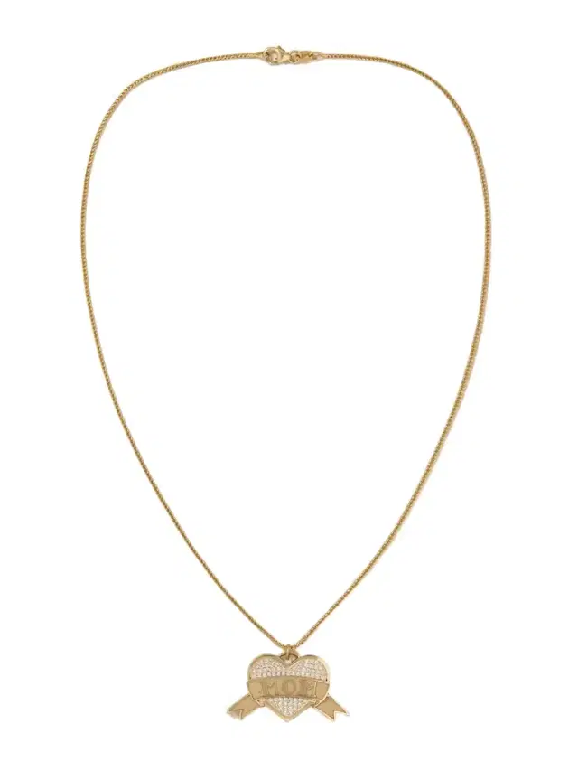 Mom Tattoo Small 18-karat Gold Diamond Necklace