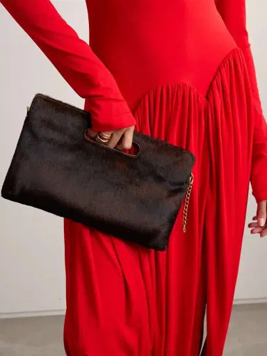 Dries Van Noten Calf Hair Shoulder Bag | Thumbnail 2
