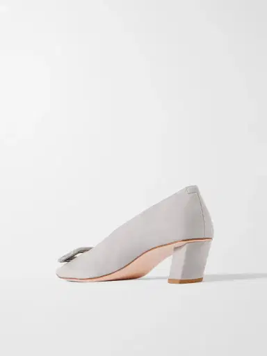 Roger Vivier Belle Vivier 45 Embellished Suede Pumps | Thumbnail 3