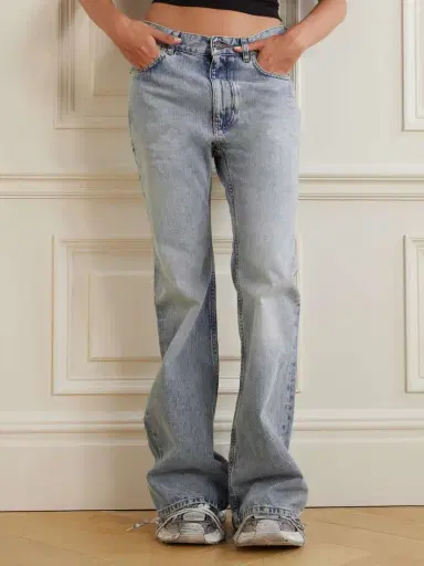 Balenciaga Distressed Low-rise Flared Jeans | Thumbnail 3 Balenciaga Distressed Low-rise Flared Jeans | Thumbnail 3
