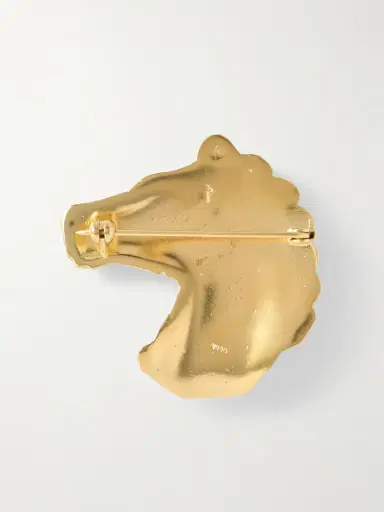 YSSO Equestrian Dream Gold-plated Brooch | Thumbnail 3