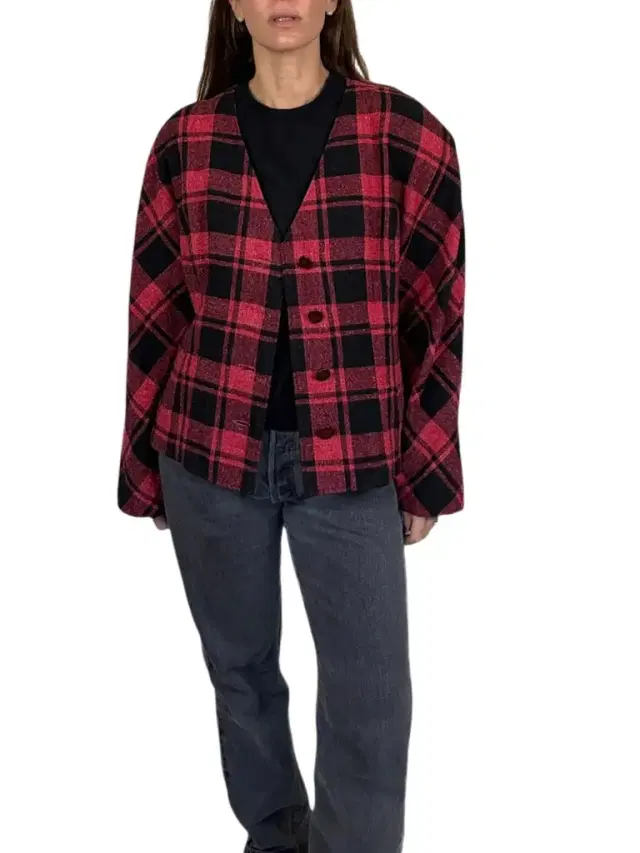 Jen Wonders Studio Plaid jacket