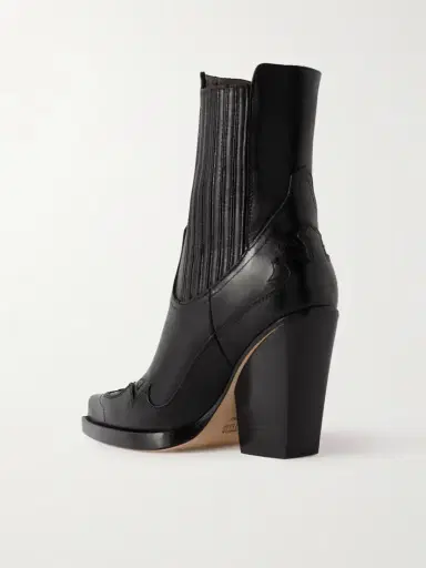Paris Texas Dallas 100 Embroidered Leather Pointed-toe Ankle Boots | Thumbnail 3 Paris Texas Dallas 100 Embroidered Leather Pointed-toe Ankle Boots | Thumbnail 3