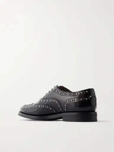 Church's Burwood Met Studded Glossed-leather Brogues | Thumbnail 3 Church's Burwood Met Studded Glossed-leather Brogues | Thumbnail 3