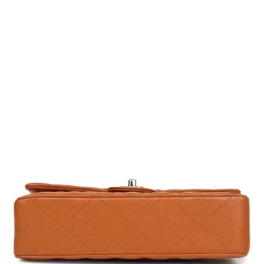Chanel Chanel Medium Classic Double Flap Bag Caramel Shiny Caviar Light Gold Hardware | Thumbnail 6