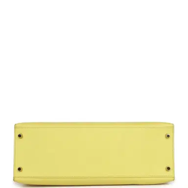 HERMÈS Pre-owned Hermes Kelly 35 Sellier Soufre Epsom Gold Hardware | Thumbnail 6 HERMÈS Pre-owned Hermes Kelly 35 Sellier Soufre Epsom Gold Hardware | Thumbnail 6