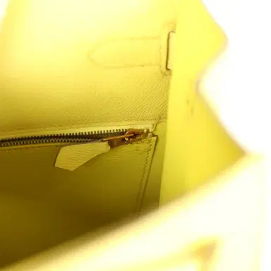 HERMÈS Pre-owned Hermes Kelly 35 Sellier Soufre Epsom Gold Hardware | Thumbnail 7 HERMÈS Pre-owned Hermes Kelly 35 Sellier Soufre Epsom Gold Hardware | Thumbnail 7