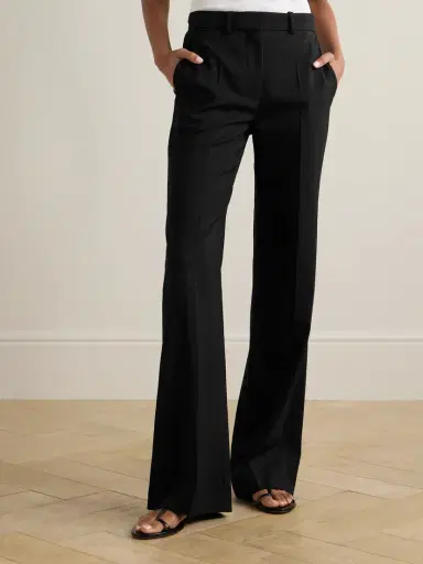 Joseph Morissey Pleated Stretch-wool Twill Straight-leg Pants | Thumbnail 3 Joseph Morissey Pleated Stretch-wool Twill Straight-leg Pants | Thumbnail 3