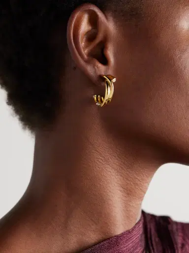 Completedworks Recycled Gold Vermeil Cubic Zirconia Earrings | Thumbnail 2