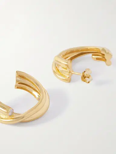 Completedworks Recycled Gold Vermeil Cubic Zirconia Earrings | Thumbnail 3