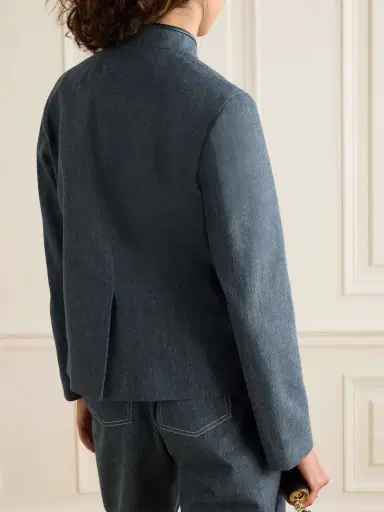 Loro Piana Mini Spagna Denim Jacket | Thumbnail 3 Loro Piana Mini Spagna Denim Jacket | Thumbnail 3