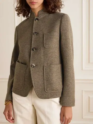 Loro Piana Mini Spagna Cashmere-blend Jacket | Thumbnail 3 Loro Piana Mini Spagna Cashmere-blend Jacket | Thumbnail 3