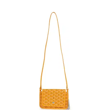 goyard Goyard Plumet Pocket Wallet Yellow Goyardine Palladium Hardware | Thumbnail 7