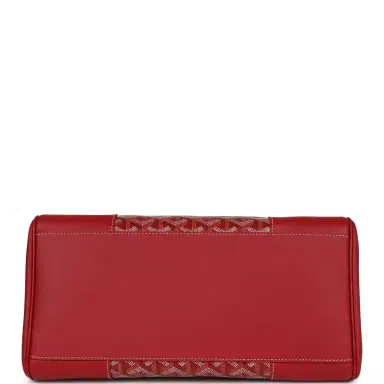goyard Goyard Saigon Tote Red Goyardine Canvas Palladium Hardware | Thumbnail 7 goyard Goyard Saigon Tote Red Goyardine Canvas Palladium Hardware | Thumbnail 7