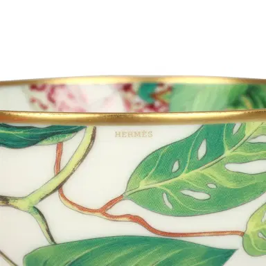 HERMÈS Hermes Passifolia Medium Porcelain Bowl | Thumbnail 4