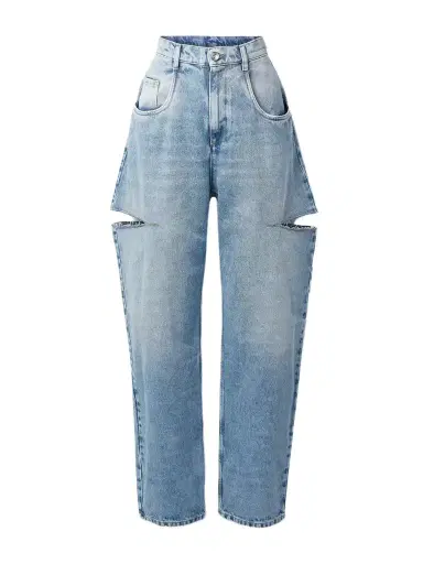 Maison Margiela Cutout High-rise Wide-leg Jeans | Thumbnail 1 Maison Margiela Cutout High-rise Wide-leg Jeans | Thumbnail 1