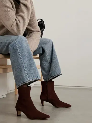 Staud Wally Suede Ankle Boots | Thumbnail 2 Staud Wally Suede Ankle Boots | Thumbnail 2