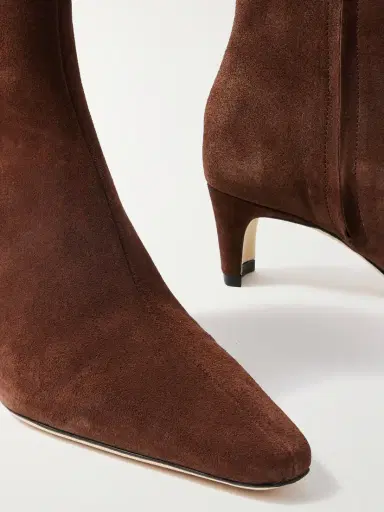 Staud Wally Suede Ankle Boots | Thumbnail 4 Staud Wally Suede Ankle Boots | Thumbnail 4